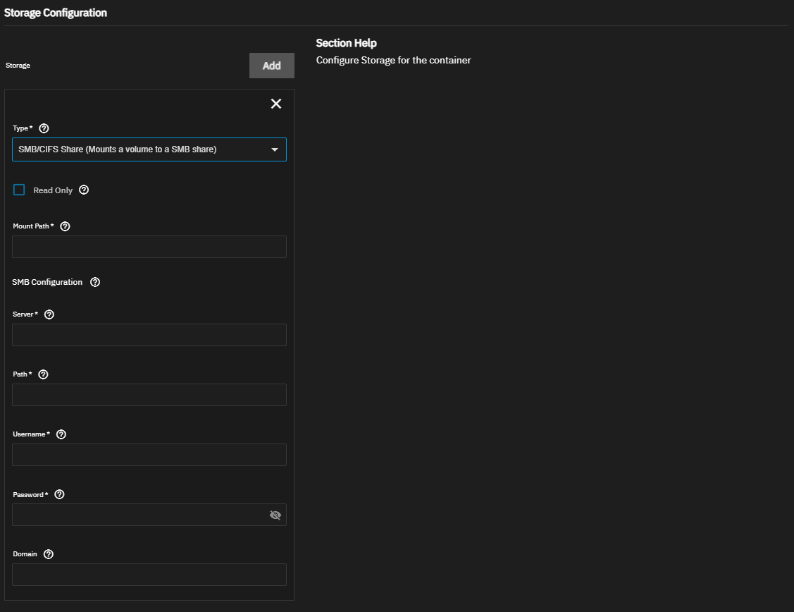 SMB/CIFS Share Settings SMB/CIFS Share Settings