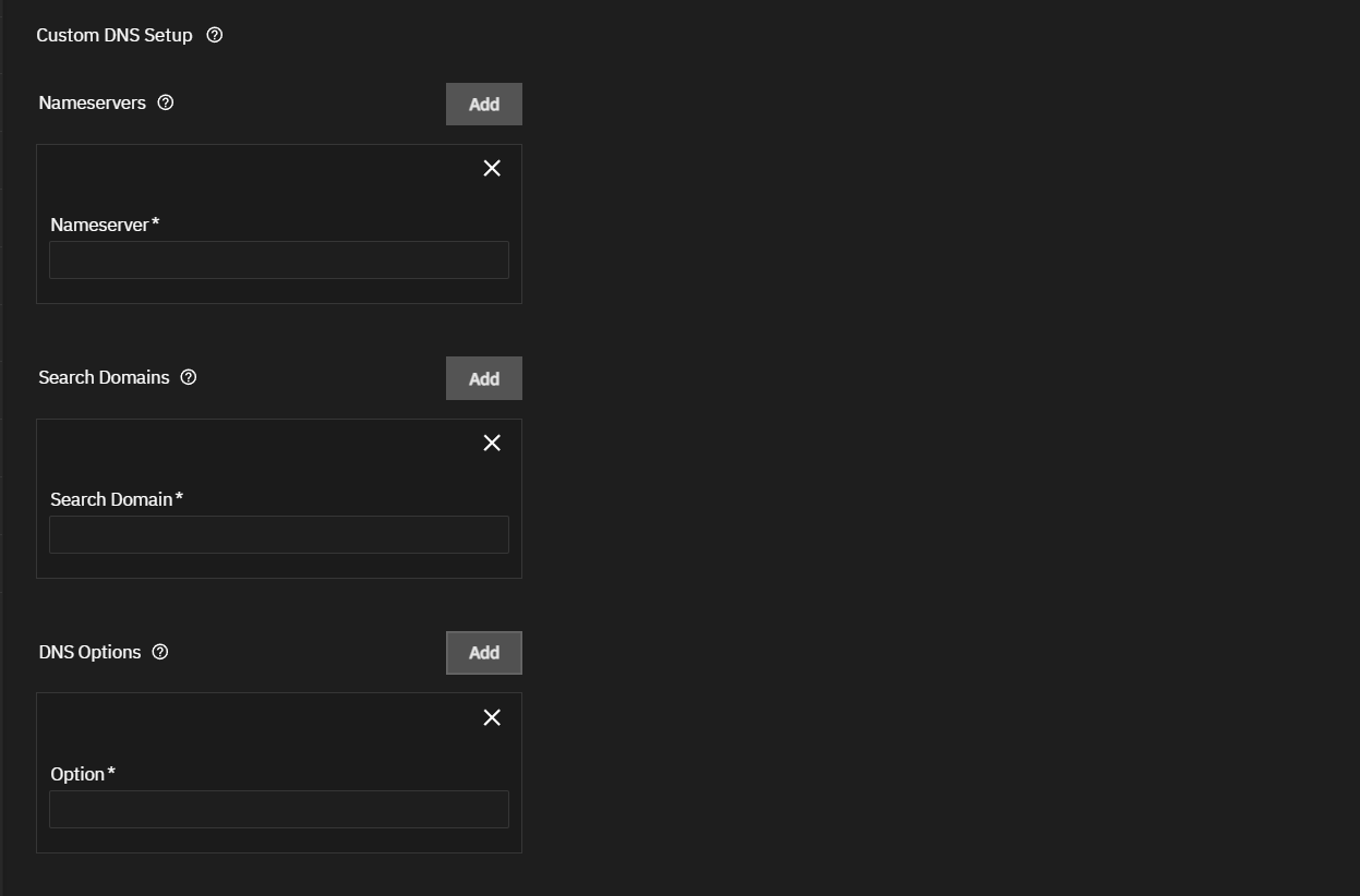 Networks Settings Networks Settings
