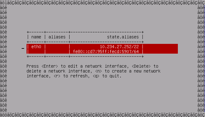TrueNAS Console Setup Menu Edit Interface TrueNAS Console Setup Menu Edit Interface