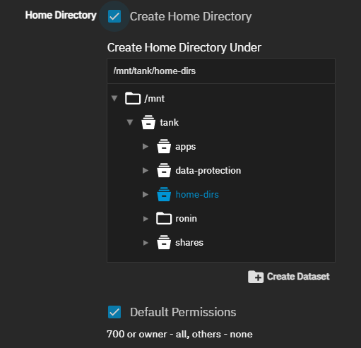 Adding A Home Directory Adding A Home Directory