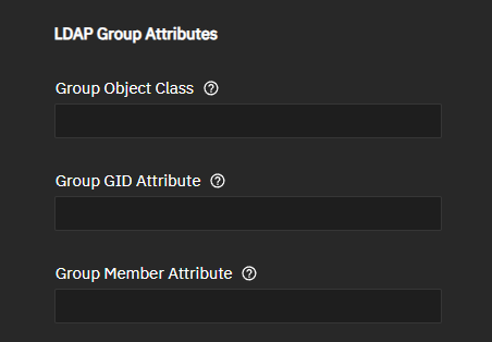 LDAP Group Attributes LDAP Group Attributes