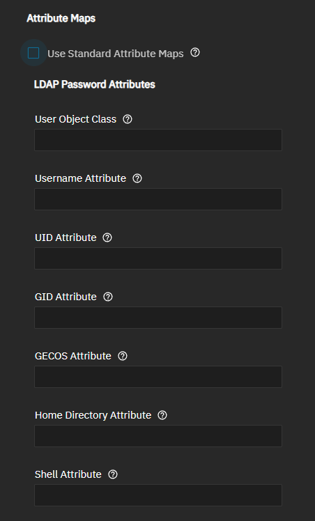 LDAP Password Attributes LDAP Password Attributes