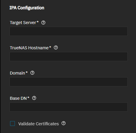 IPA Configuration IPA Configuration