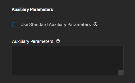 LDAP Auxiliary Parameters LDAP Auxiliary Parameters