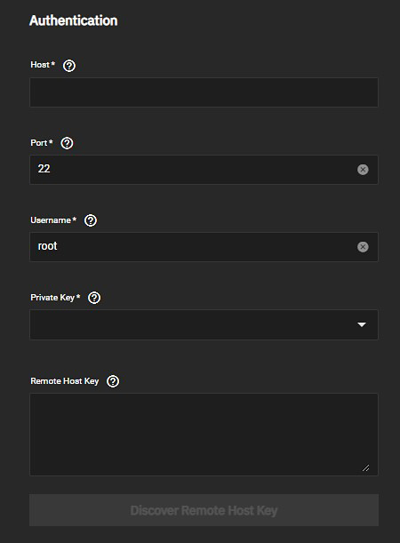 Manual Authentication Settings Manual Authentication Settings