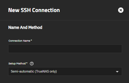 Name and Method Settings Name and Method Settings
