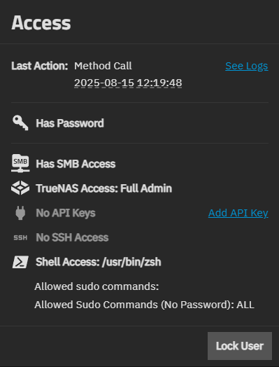 Access Card No API Key