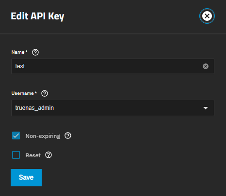 Edit API Key Edit API Key