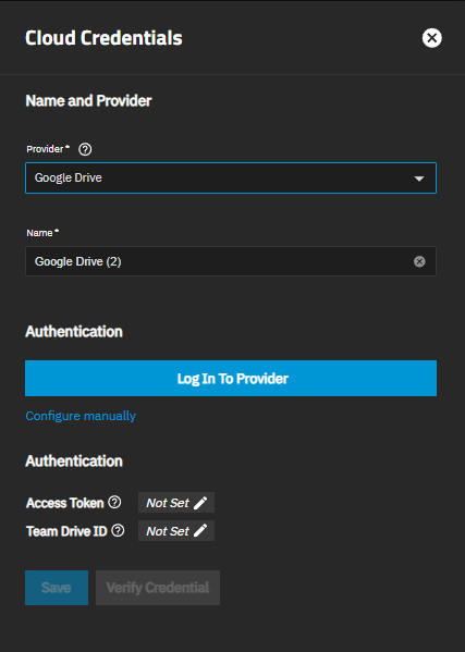 Google Drive Authentication Google Drive Authentication