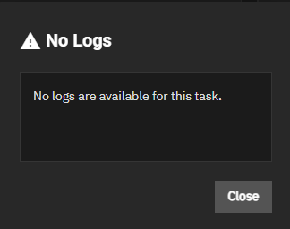 Rsync Task Log Dialog Rsync Task Log Dialog