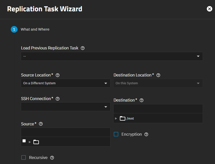 Set Source and Destination for Remote Set Source and Destination for Remote