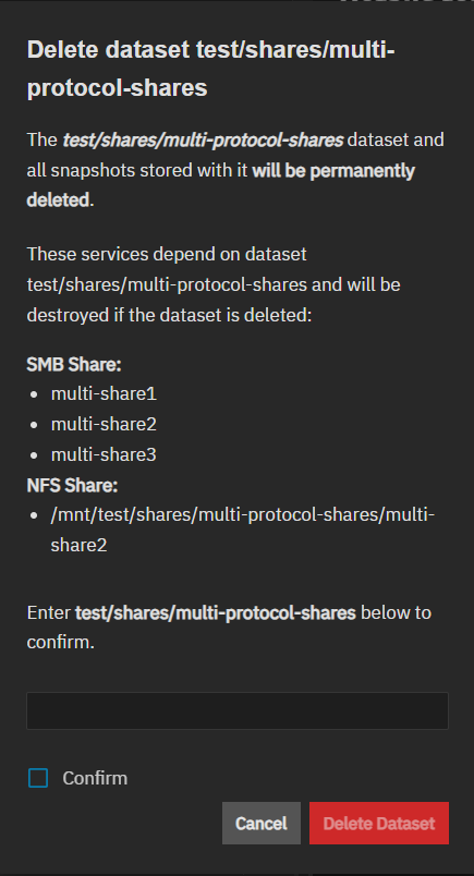 Delete Dataset Dataset Delete Dataset Dataset