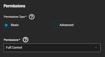 NSFv4 Basic Permissions Options NSFv4 Basic Permissions Options
