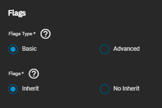 NSFv4 Basic Flags Options NSFv4 Basic Flags Options