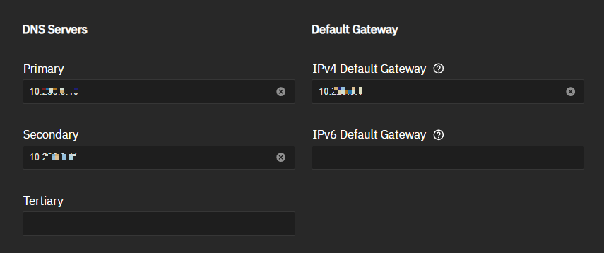 Global Configuration Nameserver Settings Global Configuration Nameserver Settings