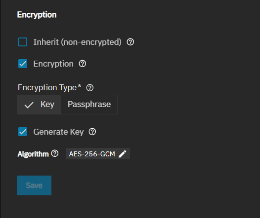 Add Zvol Encryption Add Zvol Encryption