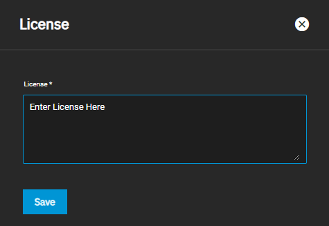 License Entry License Entry