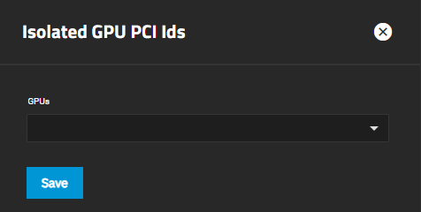 Isolated GPU PCI Ids Screen Isolated GPU PCI Ids Screen