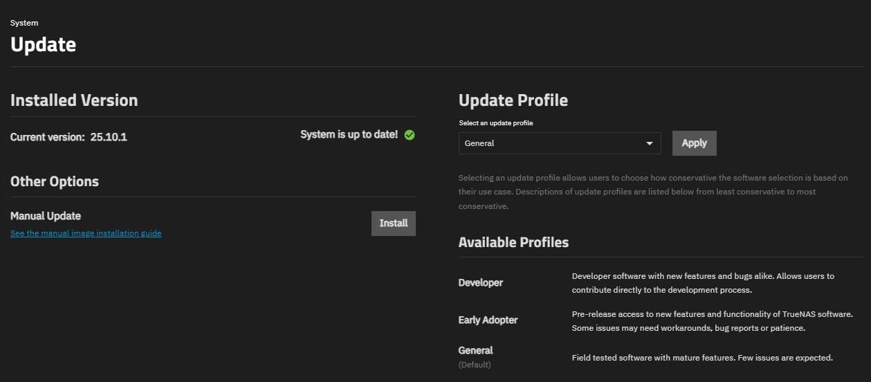 Update Screen Update Screen
