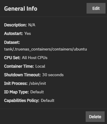 General Info Card General Info Card