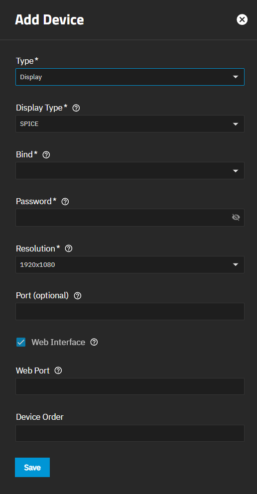 Devices Add Display Devices Add Display