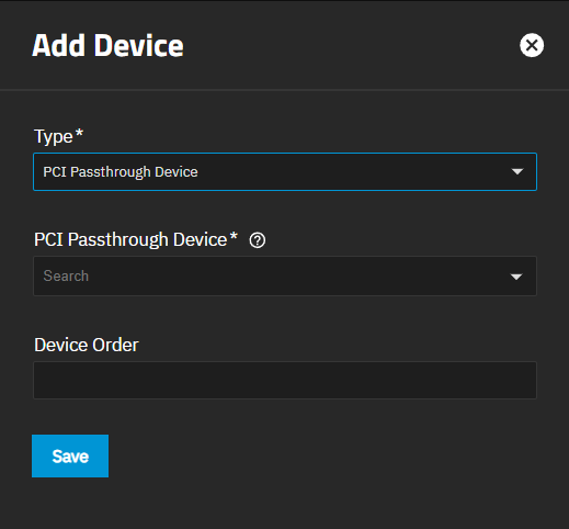 Devices Add PCI Passthrough Devices Add PCI Passthrough