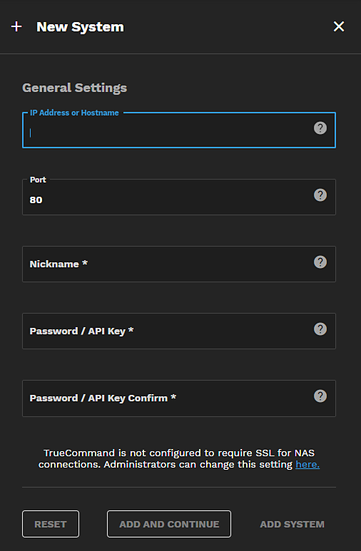 TrueCommand231AddNewSystem