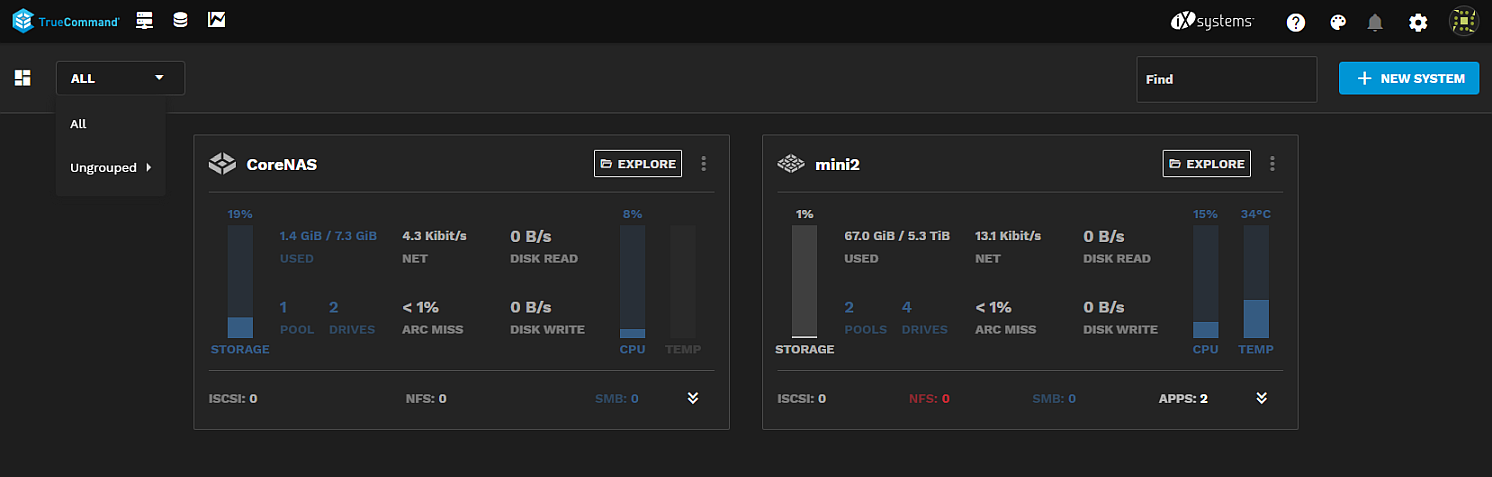 MainDashboardSelectUngroupedSystem