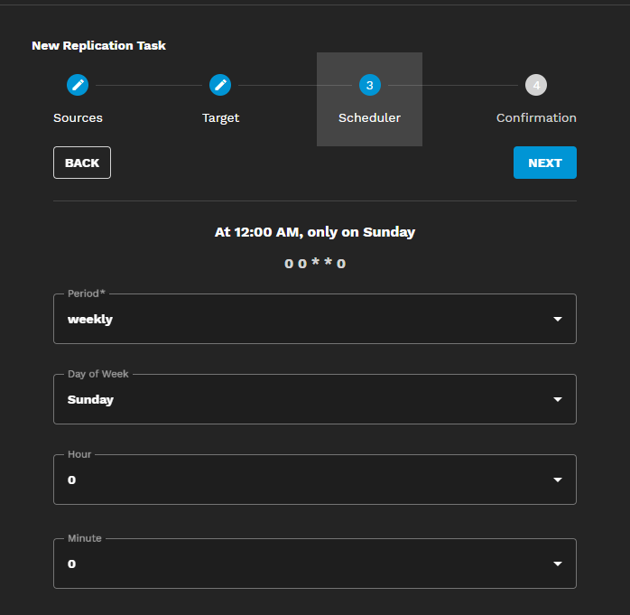 NewReplicationTaskSchedulerScreen