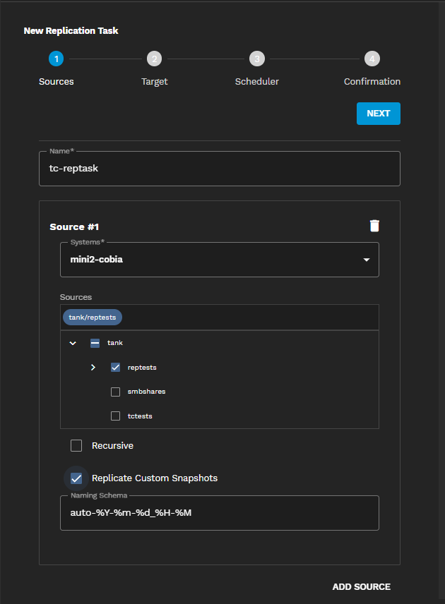 NewReplicationTaskSourcesScreen