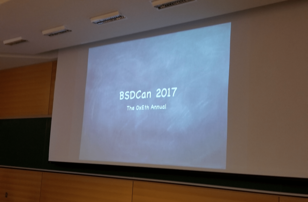 BSDCan 2017 Recap