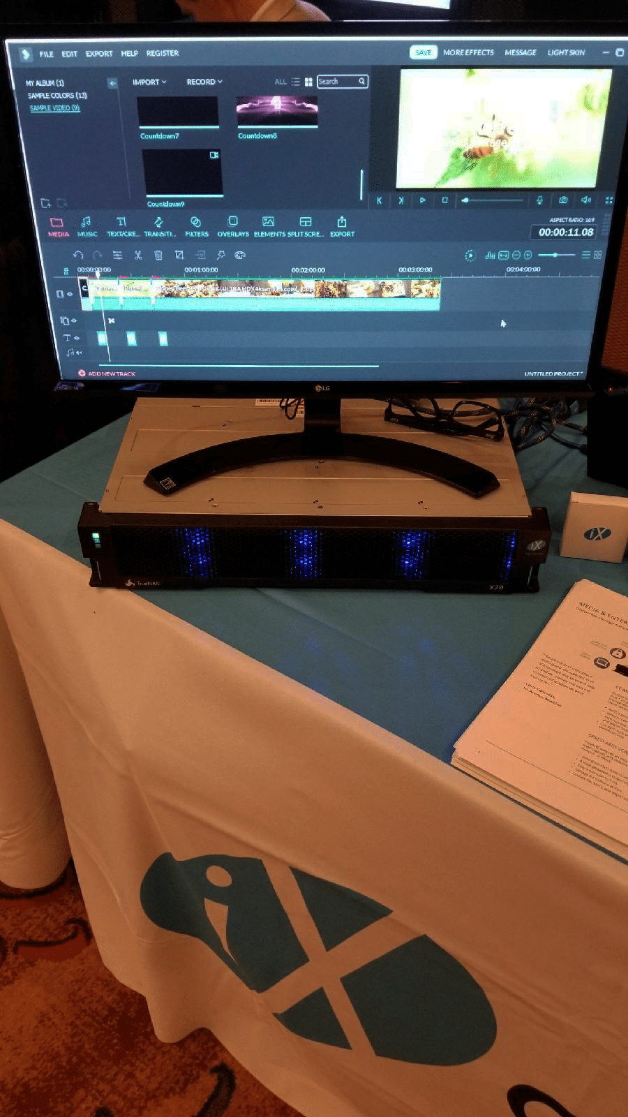 TrueNAS demo at the HPA Tech Retreat