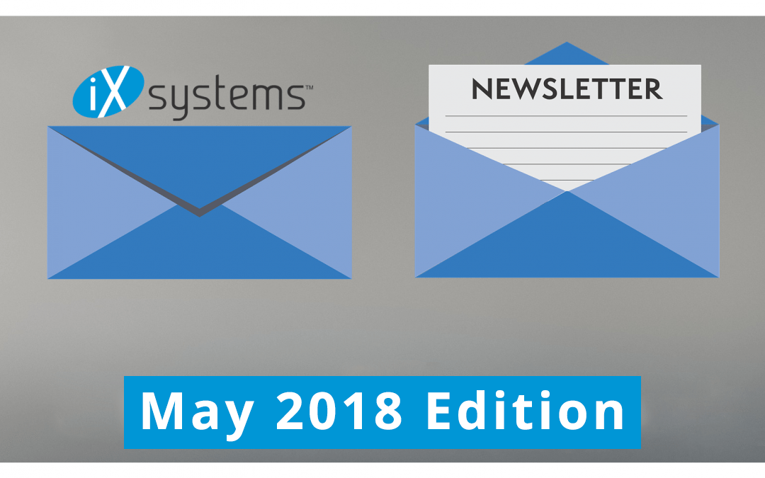 iXsystems Newsletter: May Edition
