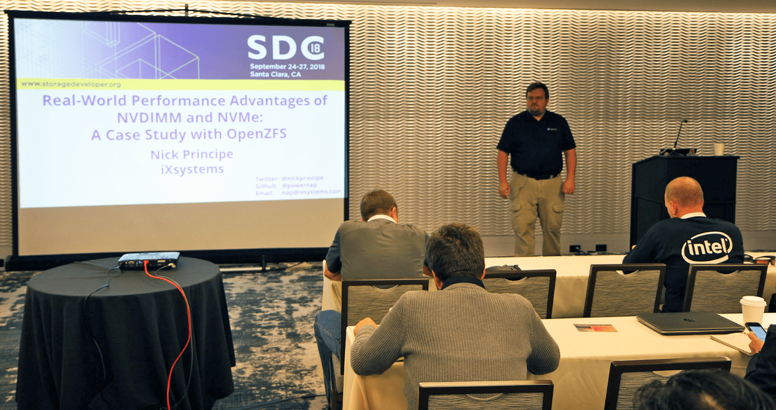 Real-World Performance Advantages of NVDIMM and NVMe A Case Study with OpenZFS