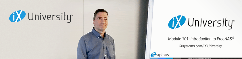 iXSystems University FreeNAS Training