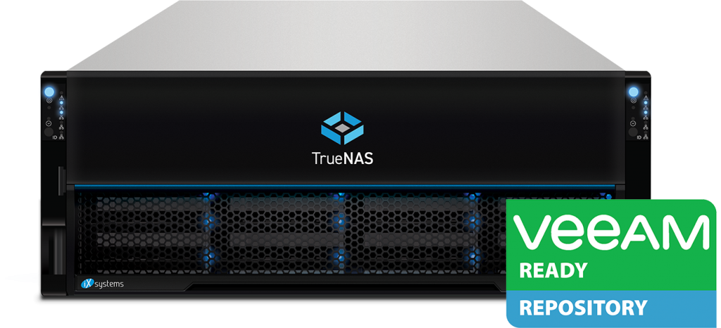 TrueNAS Hardware is Veeam certified
