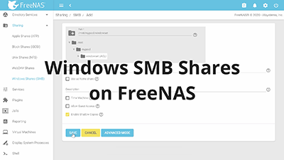How to Set Up Windows SMB Shares on FreeNAS