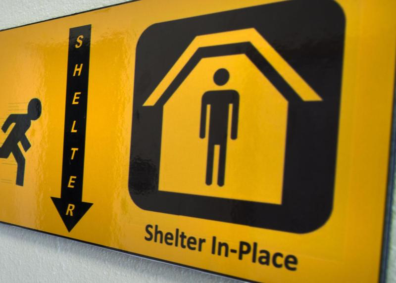 shelter in place logo