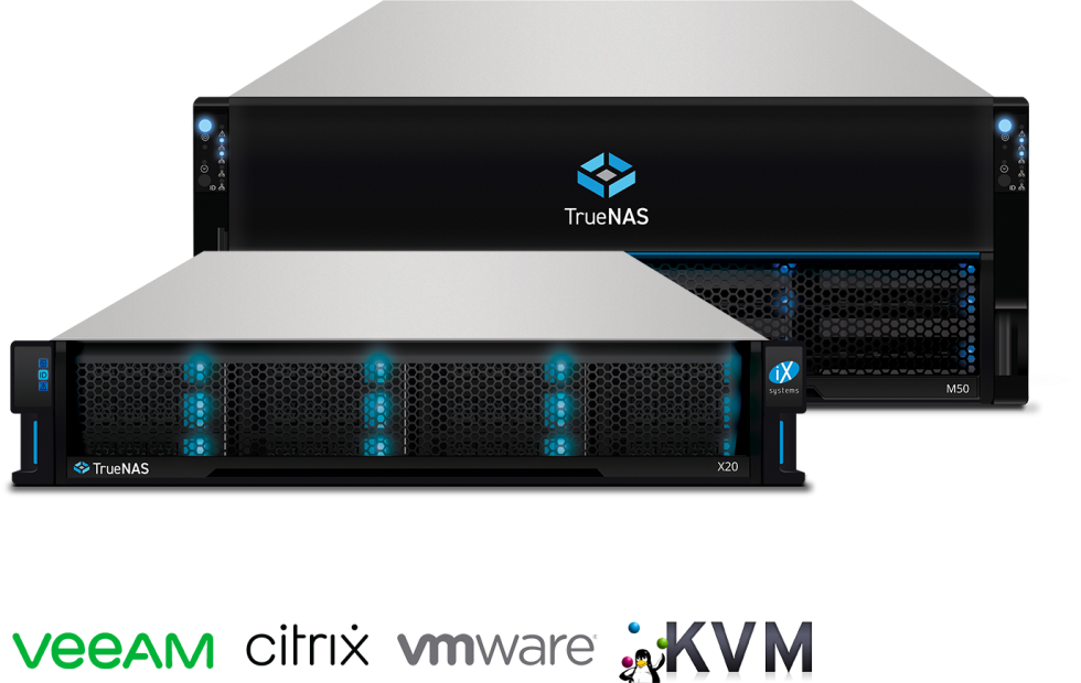 Virtualization TrueNAS Integrated Support for Citrix, VMware and Many More