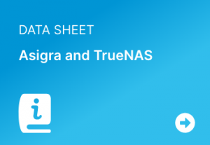 Asigra and TrueNAS Data Sheet