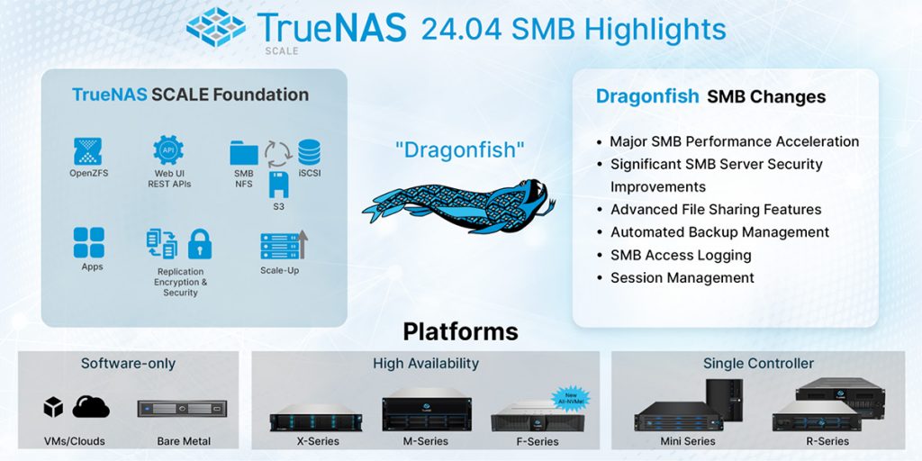 TrueNAS 24.04 SMB Highlights
