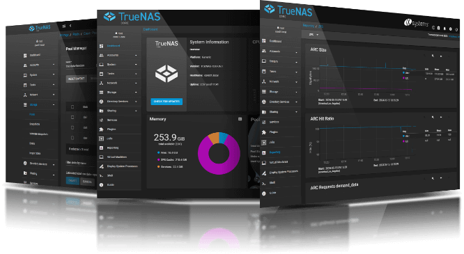 TrueNAS CORE Dashboard