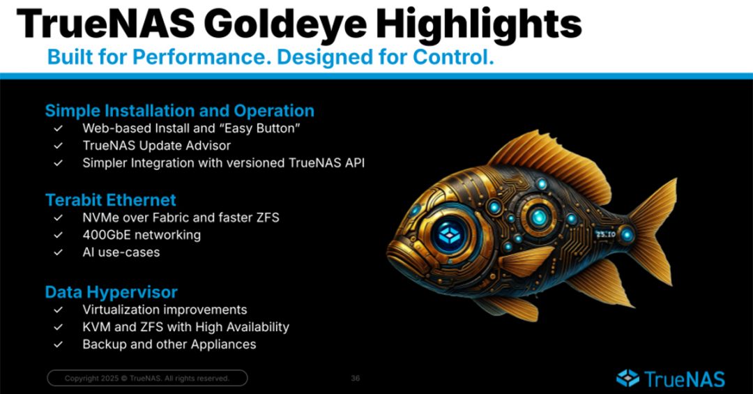 TrueNAS 25.10 “Goldeye” – Simpler Deployments, Faster Performance