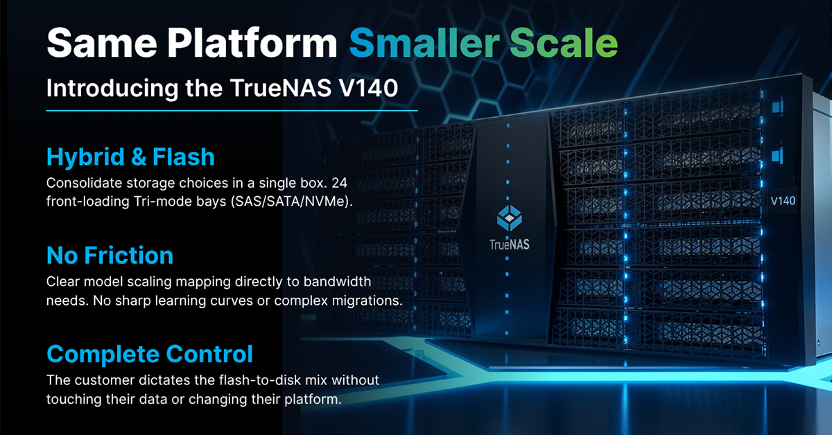 Introducing the TrueNAS V140
