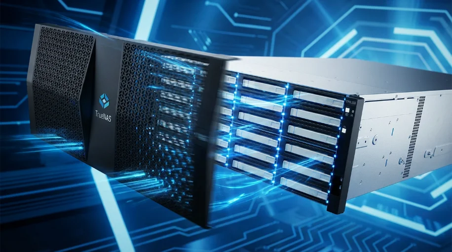 TrueNAS V-Series enterprise storage hardware