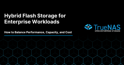 Hybrid Flash Storage for Enterprise Workloads: How to Balance Performance, Capacity, and Cost